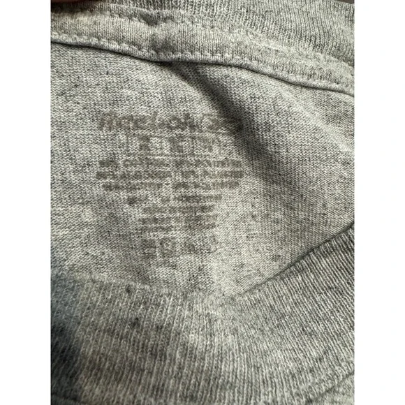 Reebok New England Patriots Long Sleeve Shirt Gray Pat Patriot Throwback Mens L - Picture 6 of 6